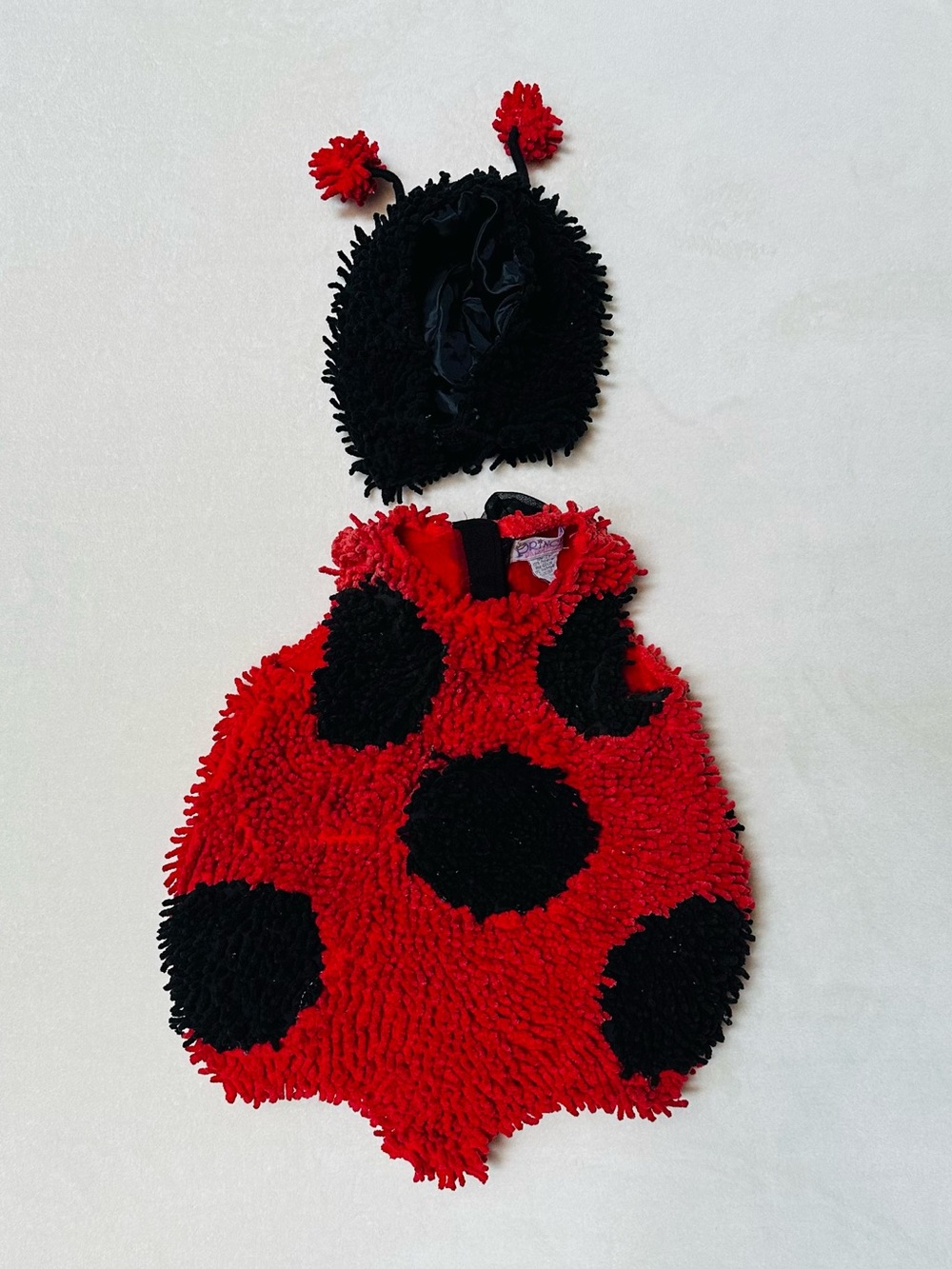 Princess Paradise Ladybug Halloween Costume - Toddler 18M-2T, Romper + Hood